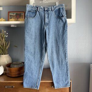 Anchor Blue Loose Jeans Mens 39x28.5 Baggy Y2K Skate Vintage